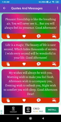 Daily Wishes - Greetings, Quot android App screenshot 4